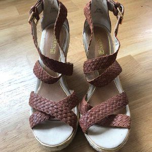 Sperry Woven Wedges NWOT